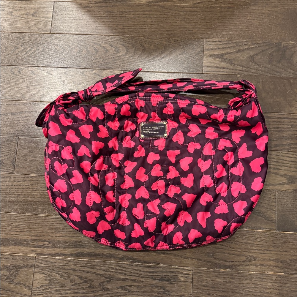 2010 Marc by Marc Jacobs Quilted Heart Nylon purse